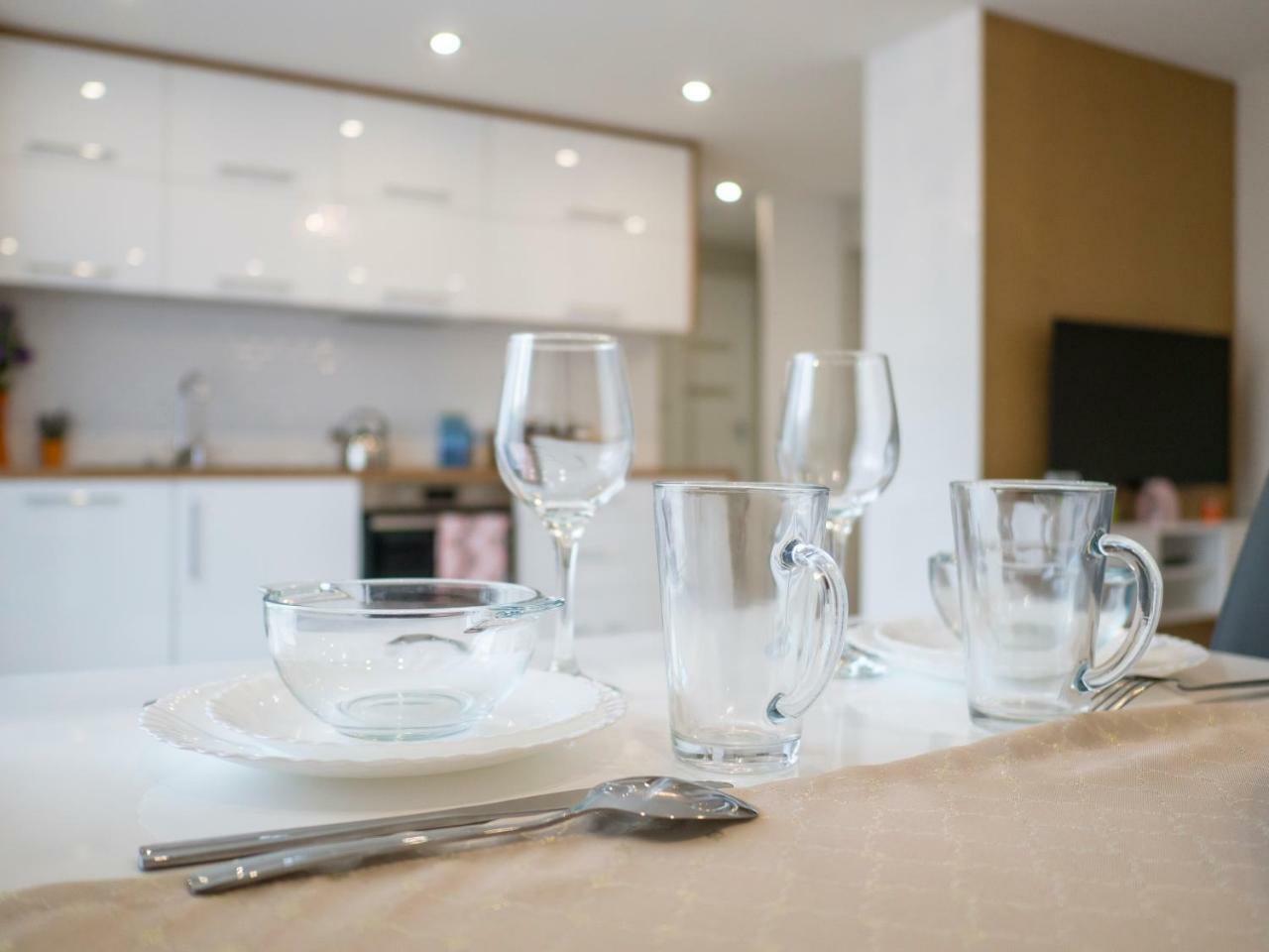 Apartament Exclusive Centrum Bialystok Bagian luar foto